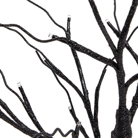 Black Wire Tree with White Lights Battery Powered Bend to Shape Holiday Gift NEW - Picture 4 of 6